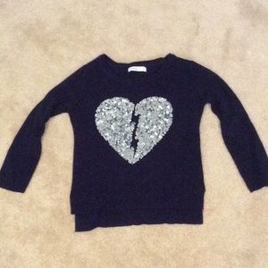 Kids dark purple sweater